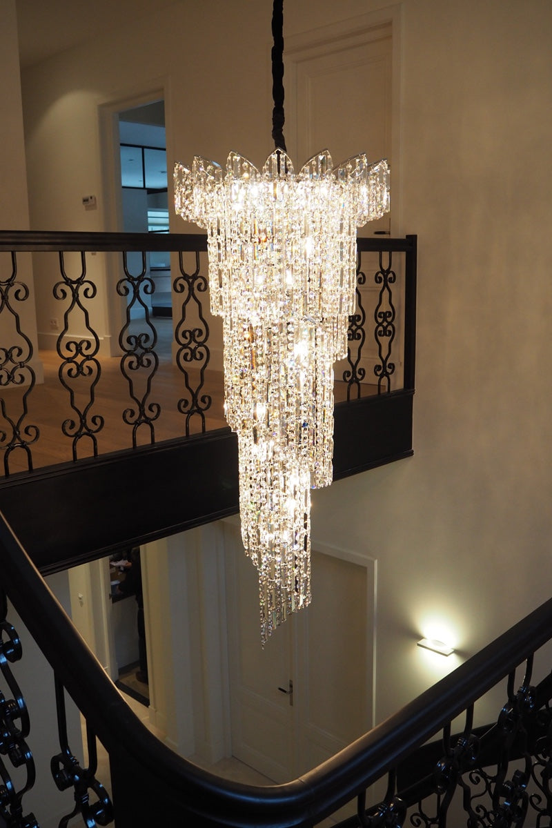 Chandelier Crystal - Spiral Shape - 60 Cm - Luxury Chandeliers Since ...